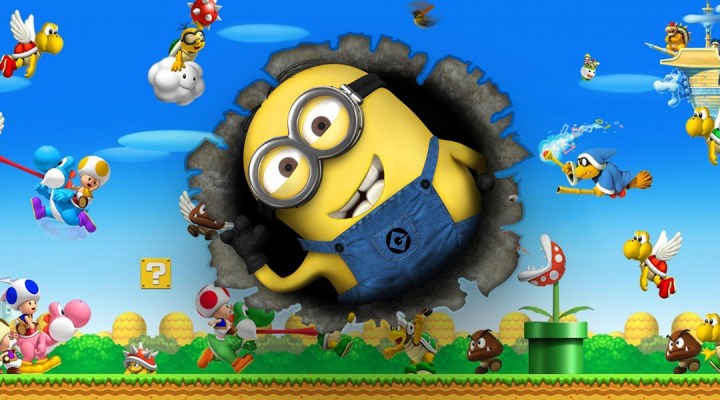 super mario movie minions