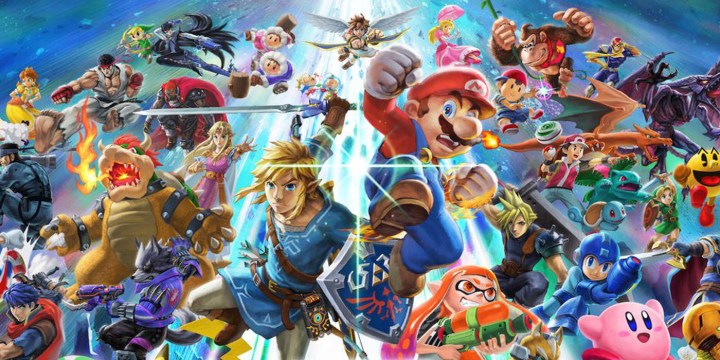 super smash bros ultimate key art