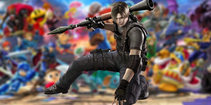 super smash bros ultimate leon resident evil