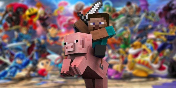 super smash bros ultimate minecraft dlc